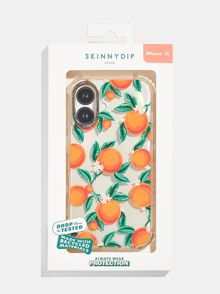 Skinnydip Floral Orange iPhone XR / 11 Case - Image 4 of 4