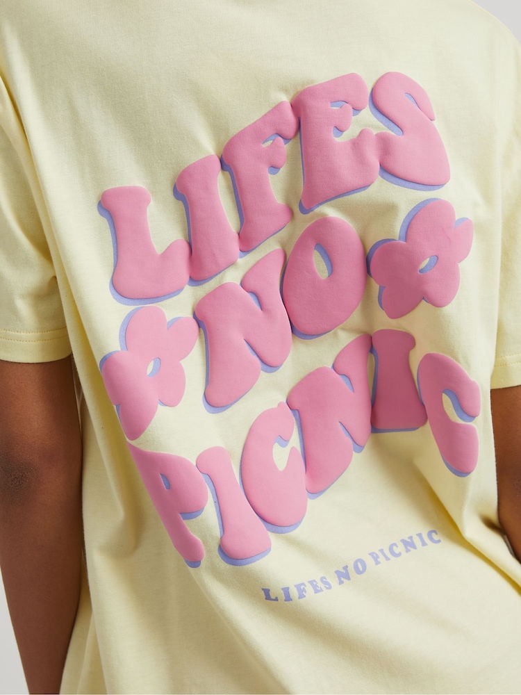 Skinnydip Yellow Lifes No Picnic T-Shirt - Image 5 of 5