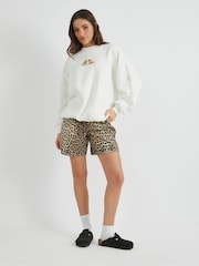 Skinnydip White Disney Fox & The Hound Flower Sweatshirt - Image 1 of 5