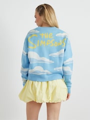 Skinnydip Blue The Simpsons Cloud Knitted Cardigan - Image 3 of 4