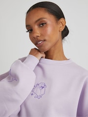 Skinnydip Purple The Simpsons Lizard Queen Sweatshirt - Image 3 of 4