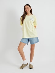 Skinnydip Yellow Rodeo Lifestyle T-Shirt - Image 1 of 4