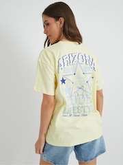 Skinnydip Yellow Rodeo Lifestyle T-Shirt - Image 3 of 4