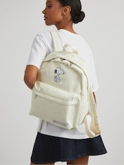 Skinnydip White Peanuts Snoopy Cord Backpack - Image 1 of 3