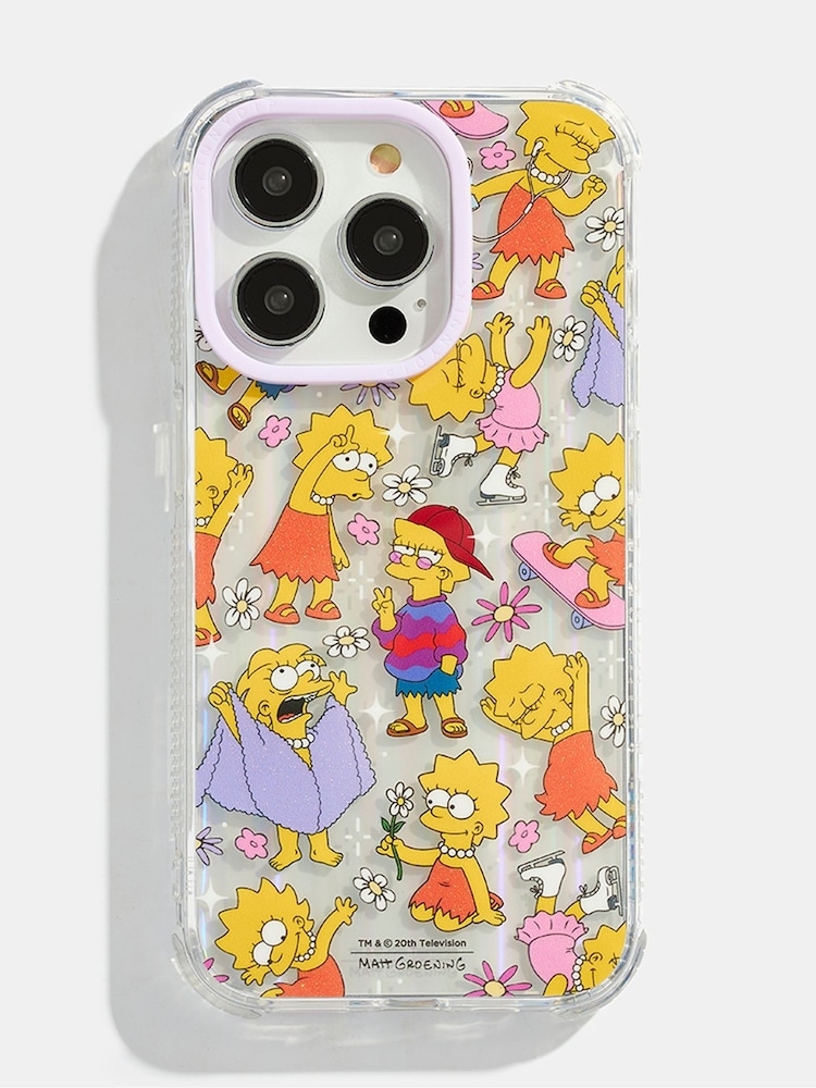 Skinnydip Purple The Simpsons x You Are Lisa Shock iPhone Case - Image 1 of 4
