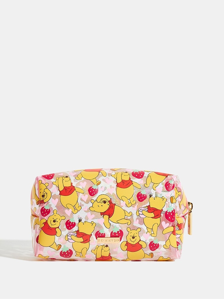 Skinnydip Pink Disney Winnie The Pooh Strawberry Make-Up Bag - Image 2 of 5