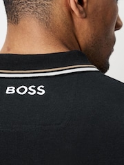 Чорний - Сорочка поло Paddy Pro з коміром з контрастною окантовкою від BOSS - Image 4 of 5