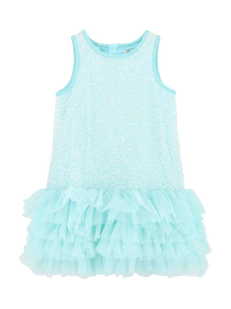 Angels Face Green Charleston Sequin/Tulle Dress - Image 2 of 3