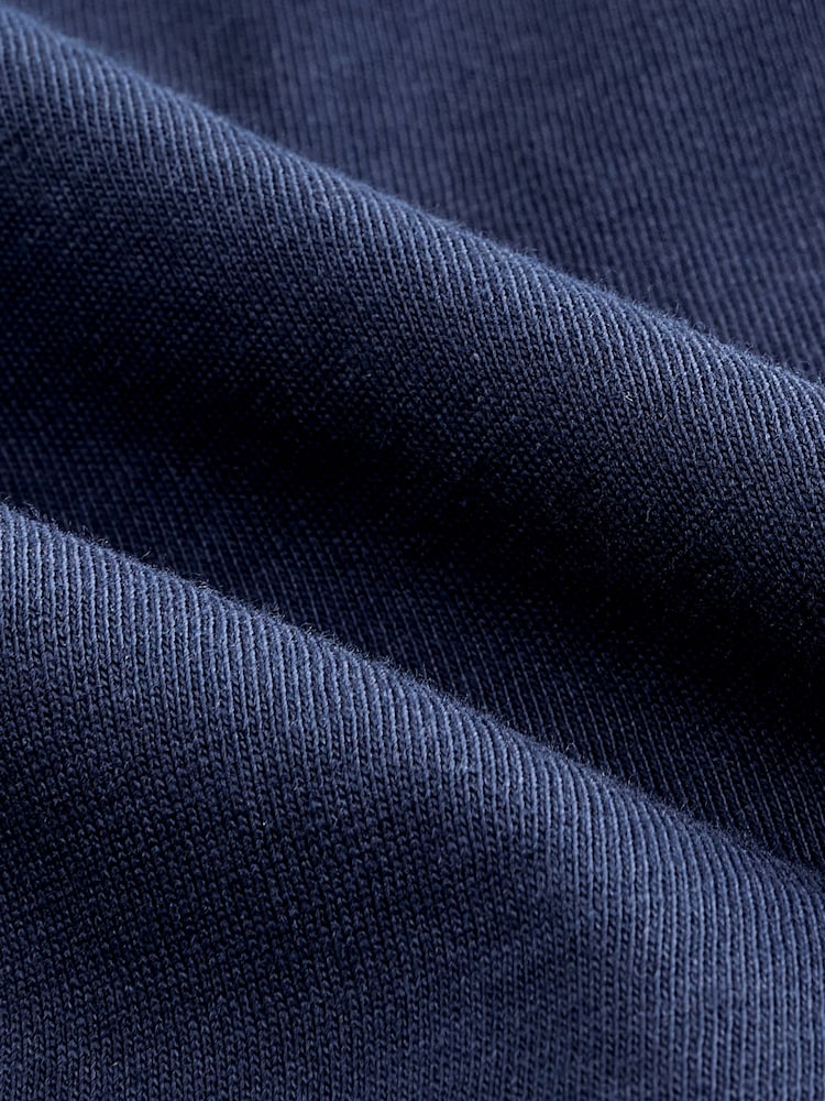 Navy Blue Tractor Long Sleeves Semi Plain T-Shirt (3mths-7yrs) - Image 6 of 6