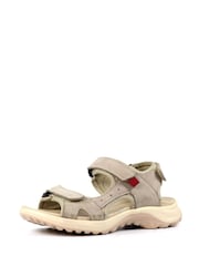 Lunar Cream LD Riviera Beige Leather Sandals - Image 3 of 6