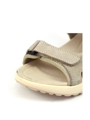 Lunar Cream LD Riviera Beige Leather Sandals - Image 6 of 6