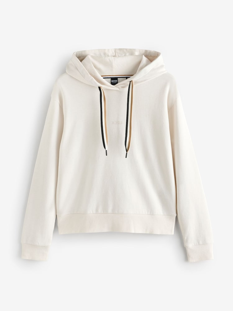 BOSS Signature Stripe Jersey Hoodie - Image 4 of 4