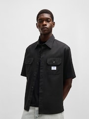 Hugo Cotton Twill Relaxed Fit SS Shirt - Image 1 of 7