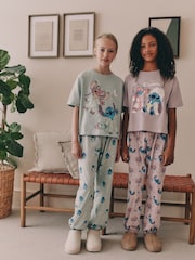 Purple/Green Lilo & Stitch Joggers Pyjamas 2 Pack (3-16yrs) - Image 1 of 11