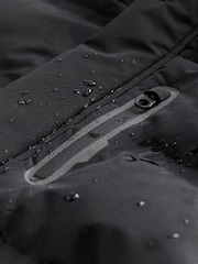 Black Waterproof Fleece Lined Padded Coat (3-17yrs) - Image 13 of 13