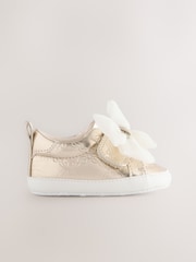 Baker by Ted Baker Baby Girls Organza Bow Padders Trainers - Image 2 of 6