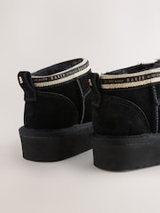 Baker by Ted Baker Girls Cosy Suede Slipper Boots - Image 3 of 5
