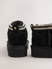 Baker by Ted Baker Girls Cosy Suede Slipper Boots - Image 4 of 5