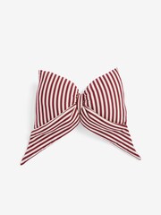 Red 3D Stripe Bow Cushion - Image 3 of 3