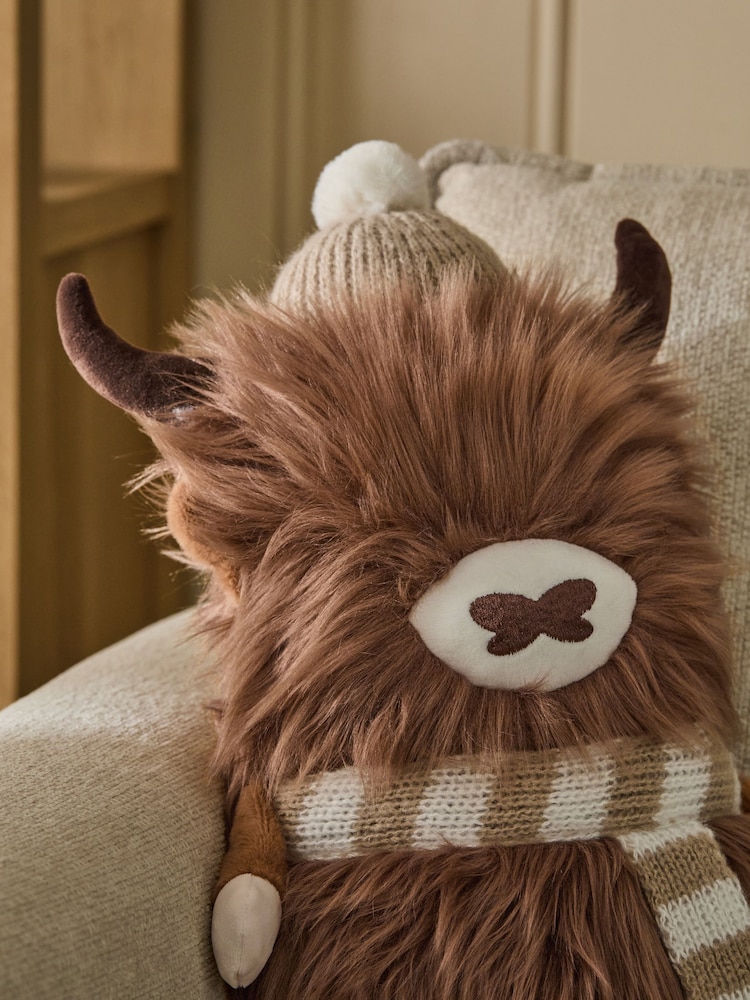 Natural 3D Christmas Hamish Cushion - Image 2 of 3