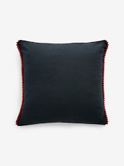 Navy 43 x 43cm Christmas Elf Cushion - Image 4 of 5