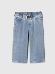 Gap Blue Knit Pull On Baggy Jeans (6mths-5yrs) - Image 1 of 3