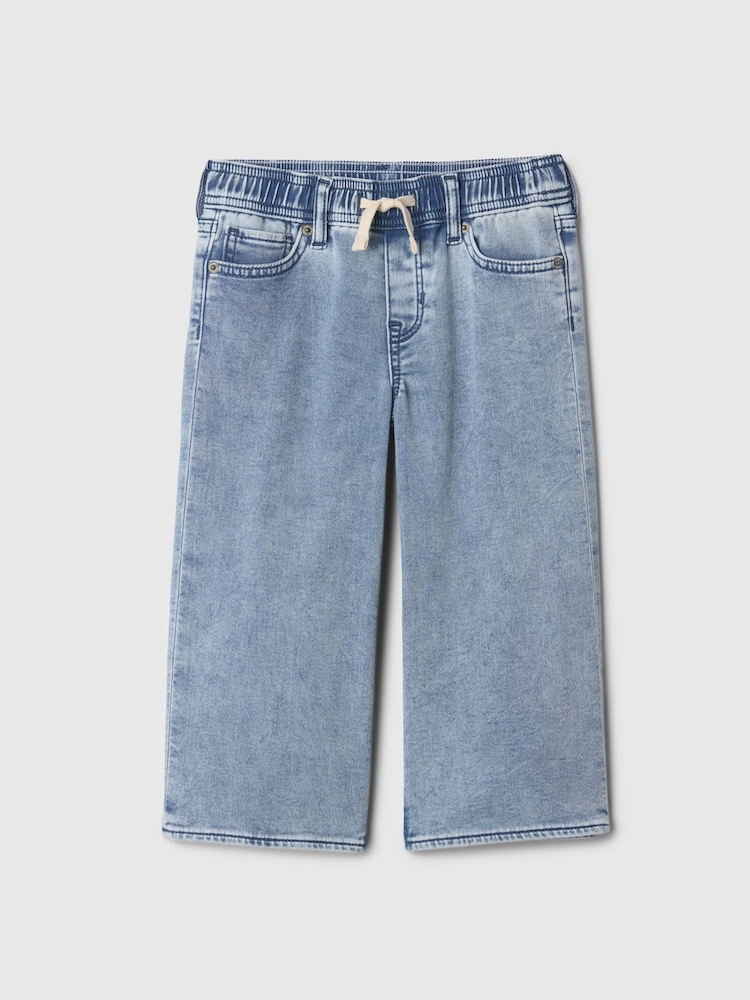 Gap Blue Knit Pull On Baggy Jeans (6mths-5yrs) - Image 1 of 3