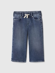 Gap Dark Blue Knit Pull On Baggy Jeans (6mths-5yrs) - Image 1 of 3