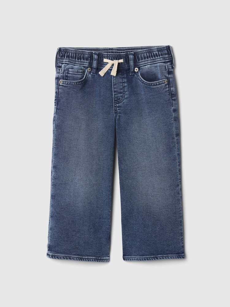 Gap Dark Blue Knit Pull On Baggy Jeans (6mths-5yrs) - Image 1 of 3