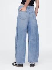 Gap Blue High Waisted UltraSoft Horseshoe Jeans - Image 4 of 7