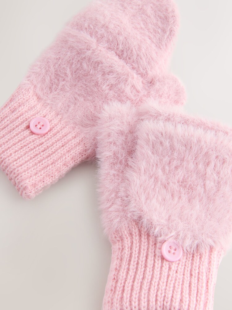 Pink Flip Mittens (3-16yrs) - Image 3 of 3