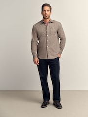 Neutro - Camisa texturizada de manga comprida - Imagem 2 de 5