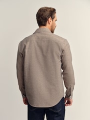 Neutro - Camisa texturizada de manga comprida - Imagem 4 de 5