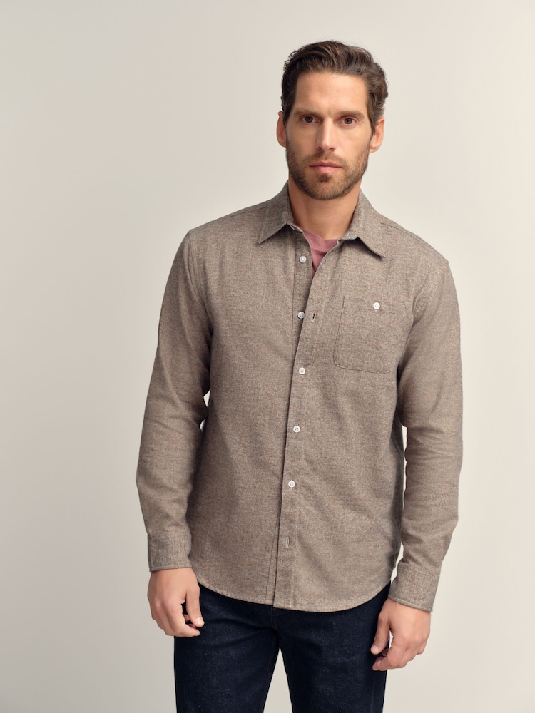 Neutro - Camisa texturizada de manga comprida - Imagem 5 de 5