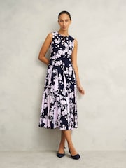 Hobbs Blue Petite Angelica Dress - Image 1 of 4