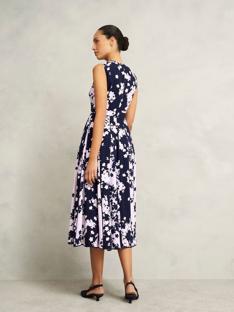 Hobbs Blue Petite Angelica Dress - Image 2 of 4