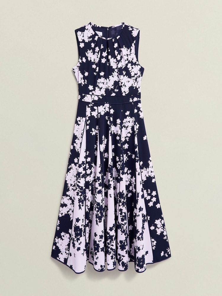 Hobbs Blue Petite Angelica Dress - Image 4 of 4