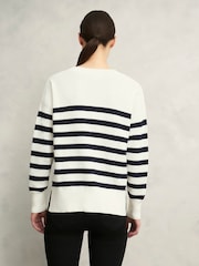 Hobbs White 100% Cotton Amoura Jumper - Image 2 of 5