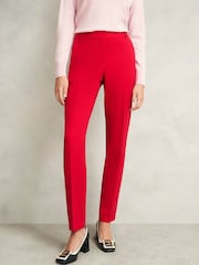 Hobbs Pink Petite Suki Trousers - Image 1 of 4