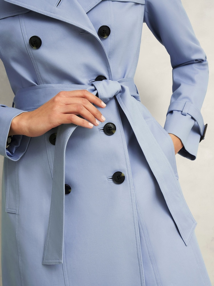 Hobbs Blue Petite Skylar Trench Coats - Image 1 of 3