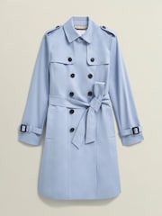 Hobbs Blue Petite Skylar Trench Coats - Image 3 of 3