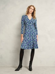 Hobbs Green Demi Jersey Dress - Image 1 of 4