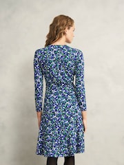 Hobbs Green Demi Jersey Dress - Image 3 of 4