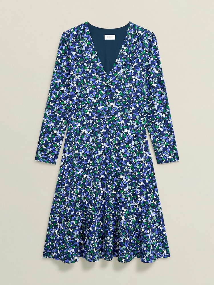 Hobbs Green Demi Jersey Dress - Image 4 of 4
