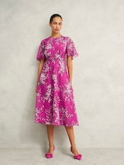 Hobbs Pink Bronwyn Dress - Image 1 of 4