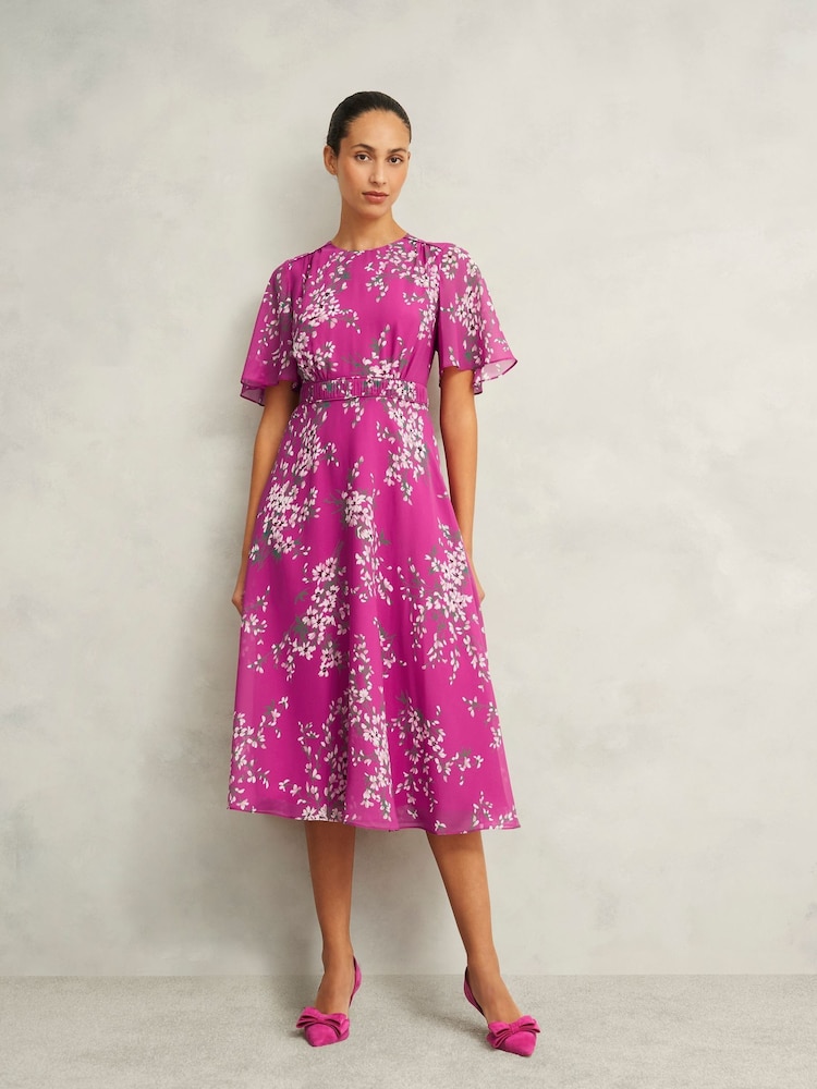 Hobbs Pink Bronwyn Dress - Image 1 of 4