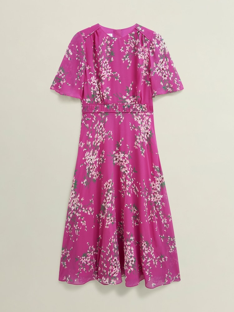 Hobbs Pink Bronwyn Dress - Image 4 of 4