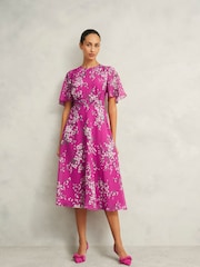 Hobbs Pink Petite Bronwyn Dress - Image 2 of 2