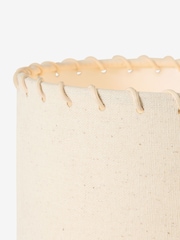 MADE.COM Cream/Wood Neutra Table Lamp - Image 6 of 8