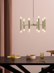 MADE.COM Brass Bell Chandelier Ceiling Light - Image 1 of 6